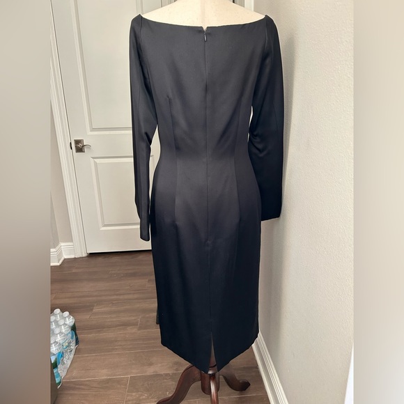 Shawn Ray Fons 100% silk black vintage evening dress - Picture 6 of 8